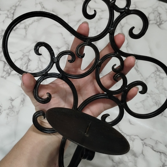 Metal Wall Candle Holder - Picture 3 of 4